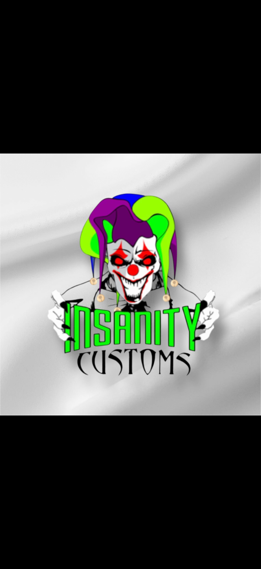 Insanity Customs logo